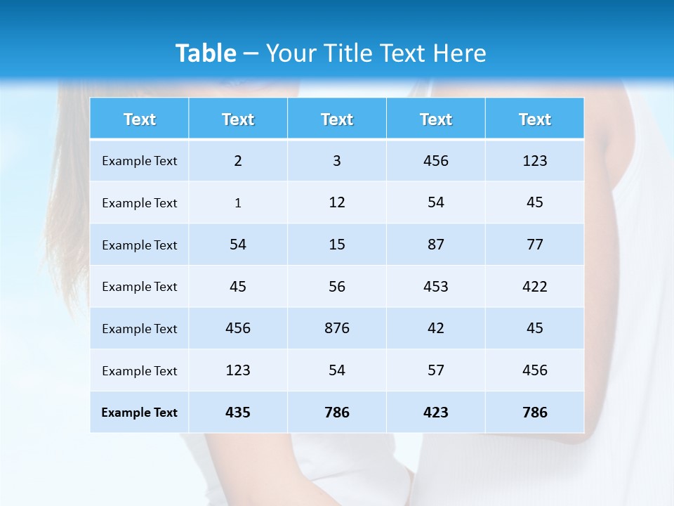 Man Background Youth PowerPoint Template