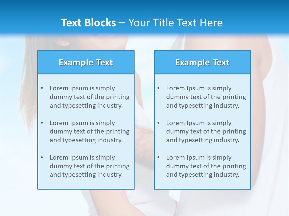 Man Background Youth PowerPoint Template