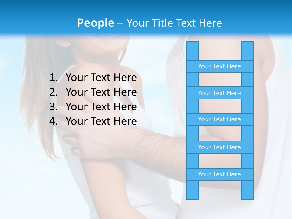 Man Background Youth PowerPoint Template