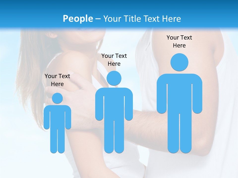 Man Background Youth PowerPoint Template