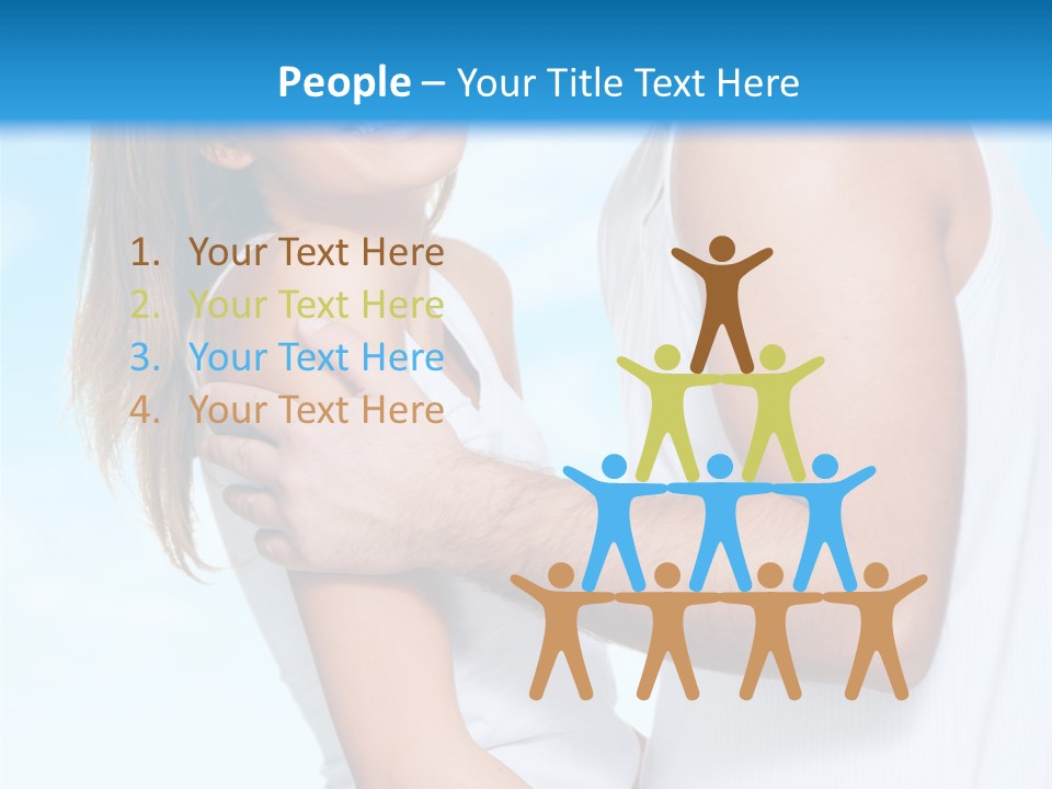 Man Background Youth PowerPoint Template