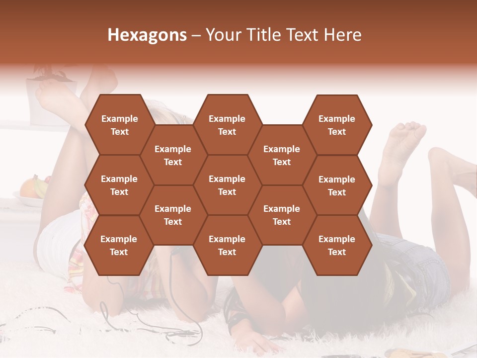 Talking Female Microphone PowerPoint Template