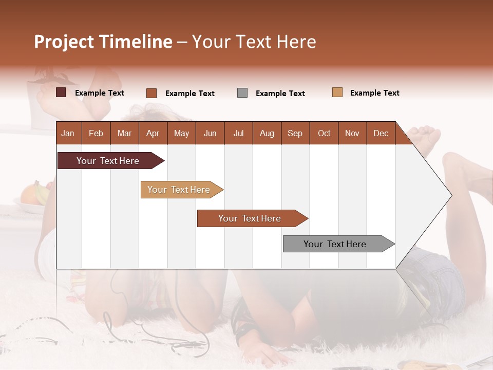 Talking Female Microphone PowerPoint Template