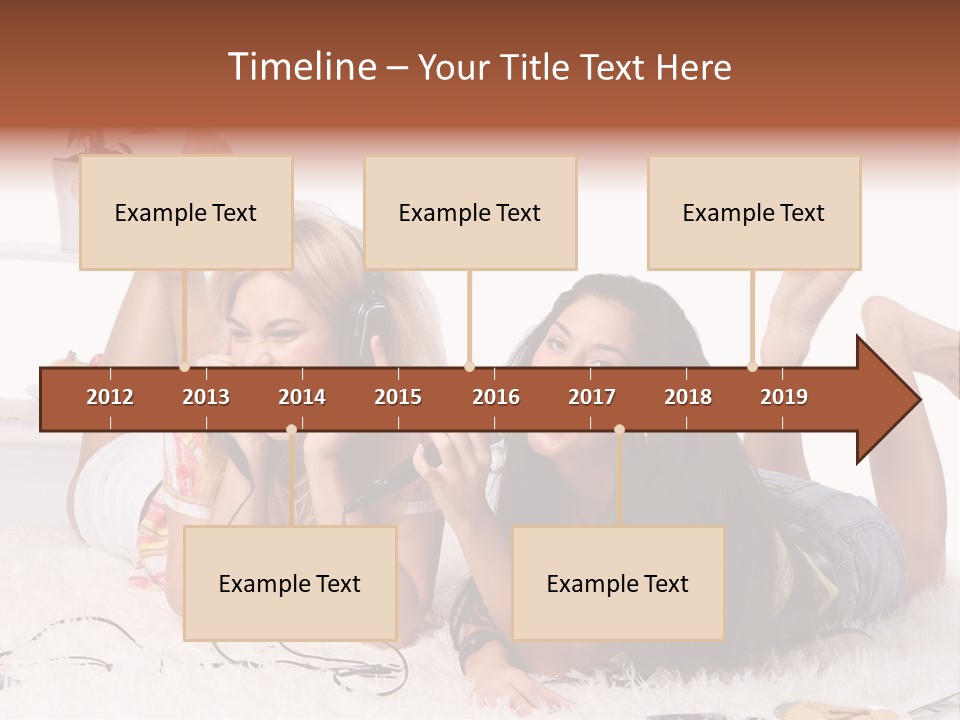 Talking Female Microphone PowerPoint Template