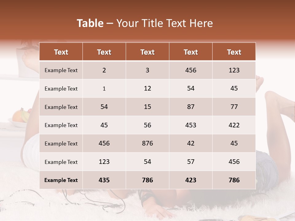 Talking Female Microphone PowerPoint Template