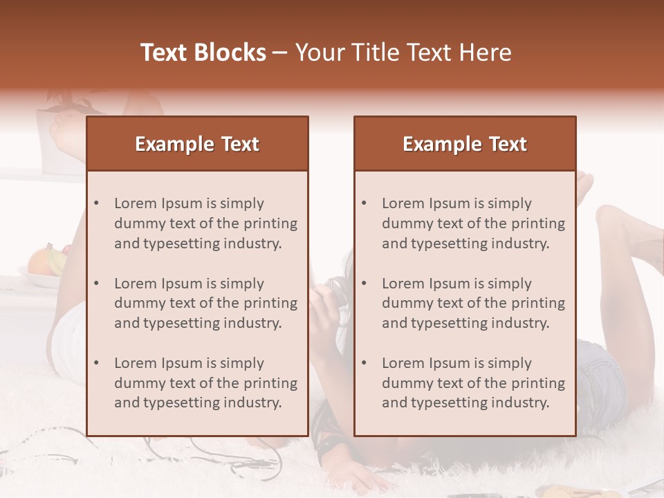 Talking Female Microphone PowerPoint Template