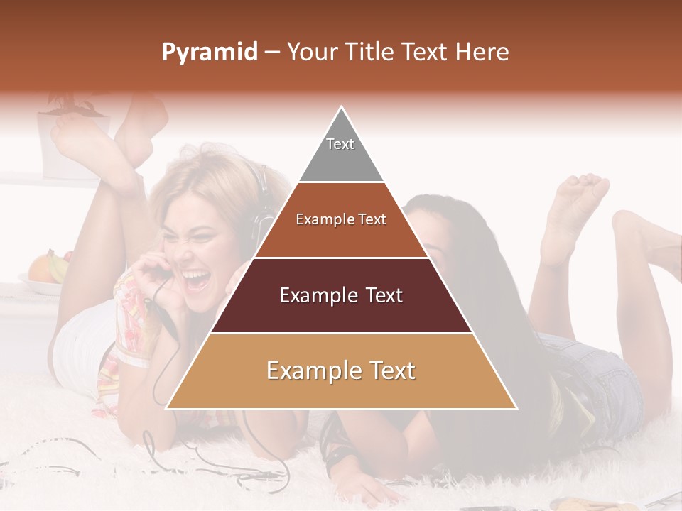 Talking Female Microphone PowerPoint Template