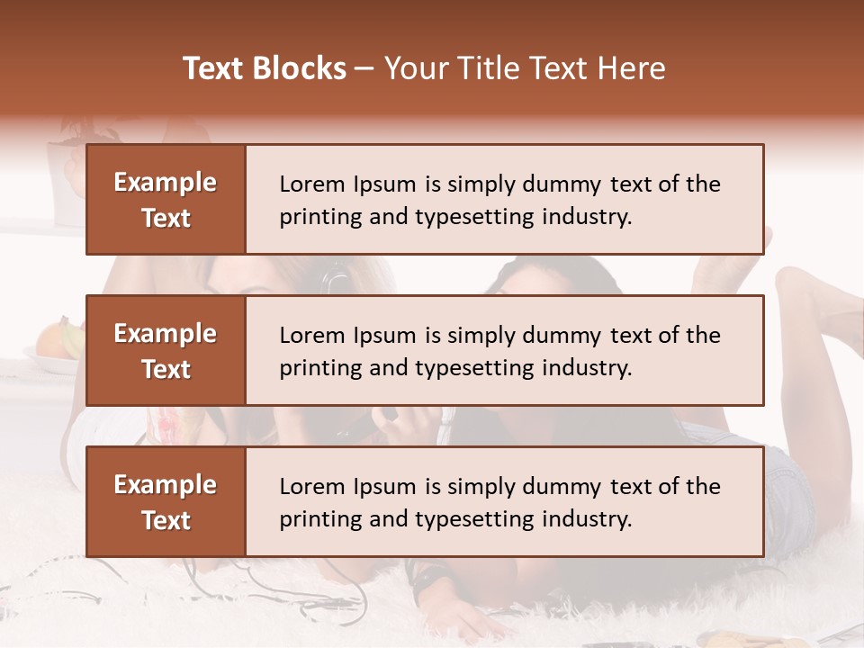 Talking Female Microphone PowerPoint Template