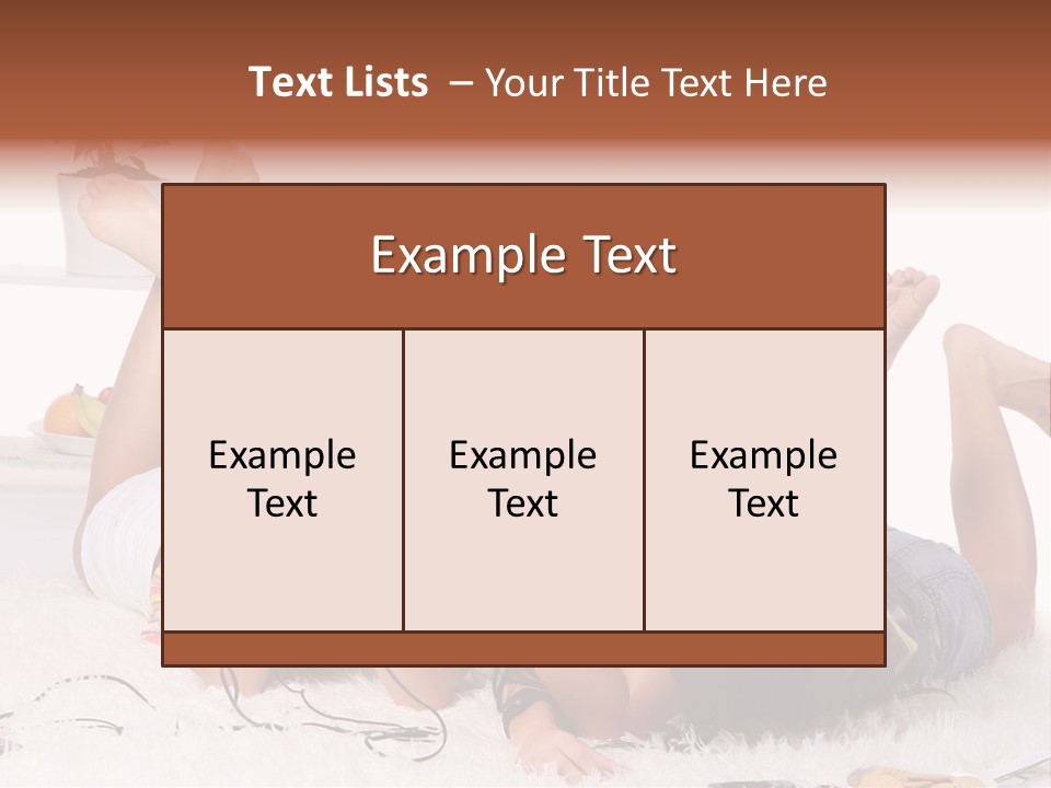 Talking Female Microphone PowerPoint Template