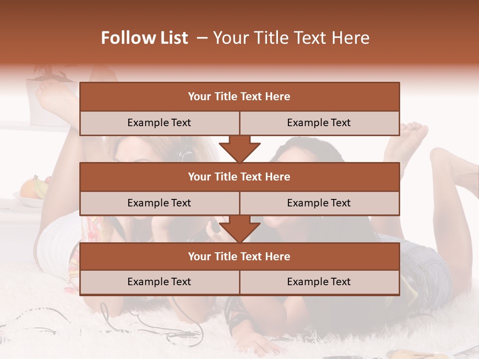 Talking Female Microphone PowerPoint Template
