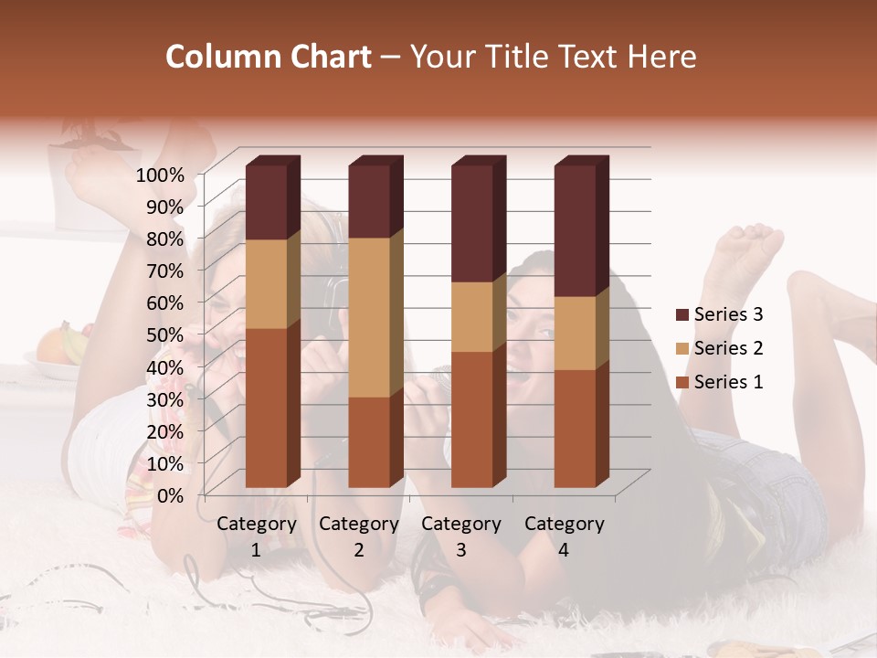 Talking Female Microphone PowerPoint Template