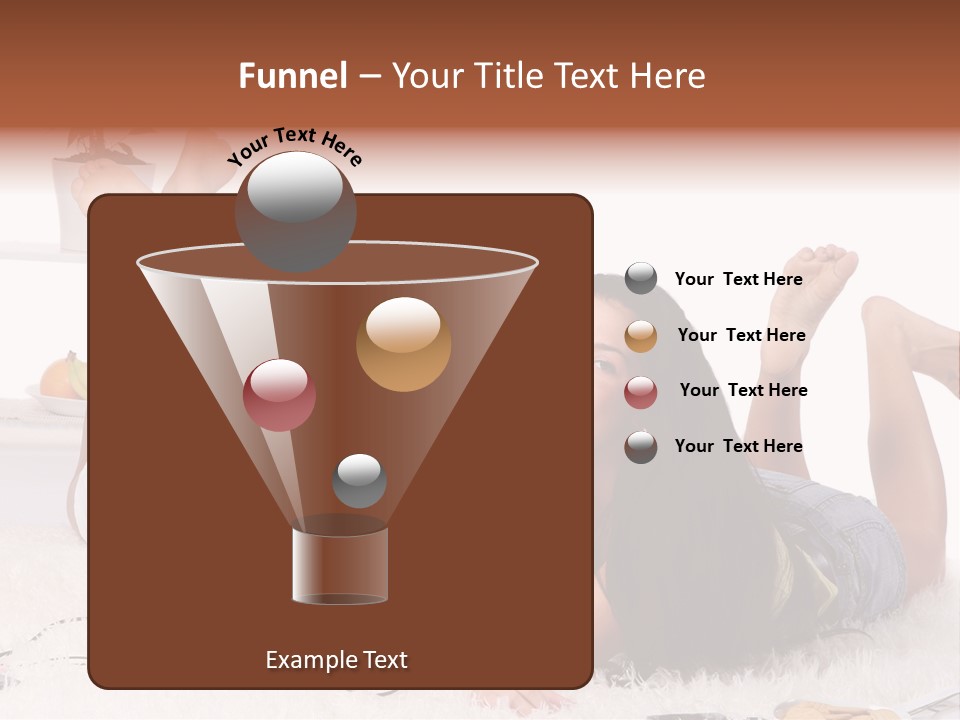 Talking Female Microphone PowerPoint Template