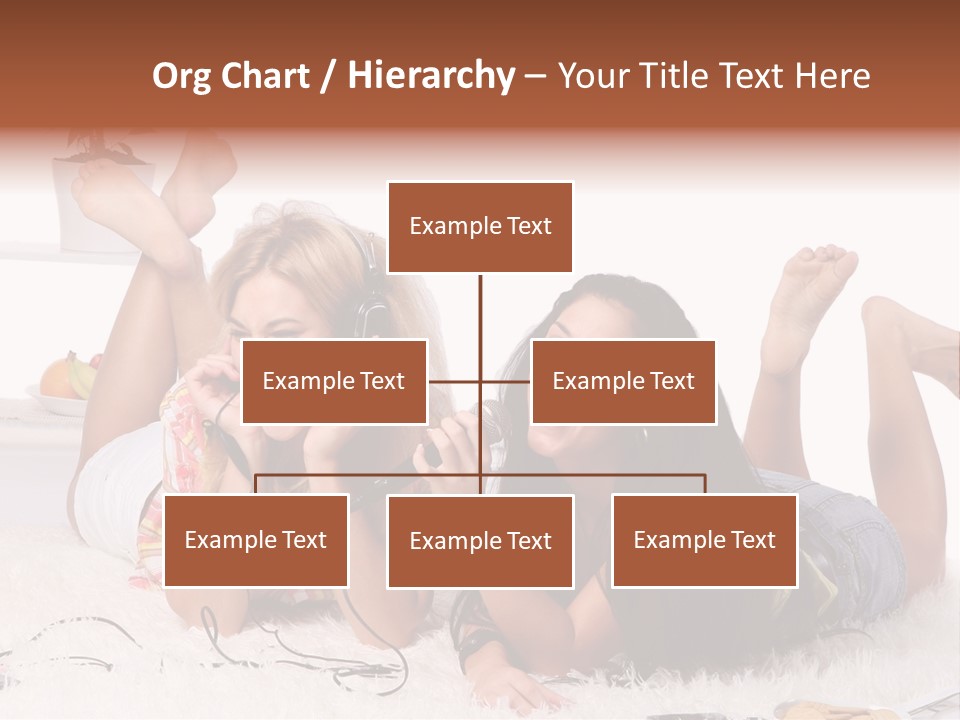 Talking Female Microphone PowerPoint Template