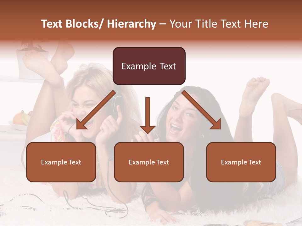 Talking Female Microphone PowerPoint Template