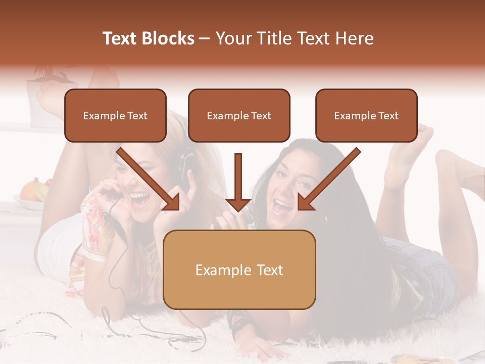 Talking Female Microphone PowerPoint Template