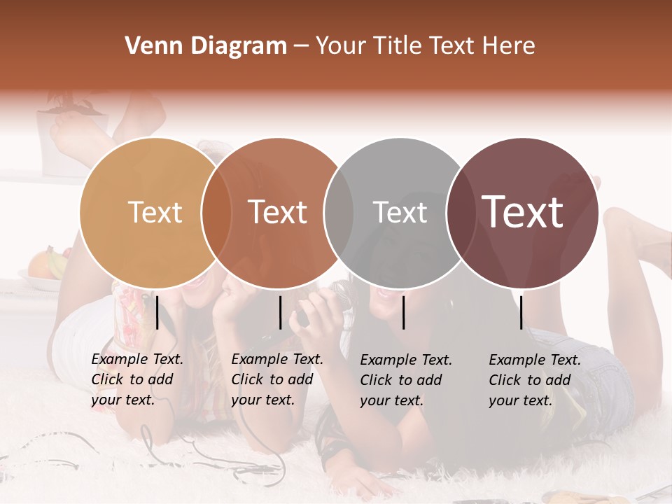 Talking Female Microphone PowerPoint Template