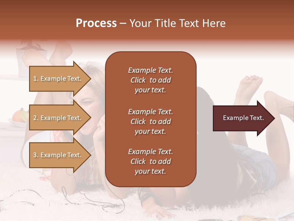 Talking Female Microphone PowerPoint Template