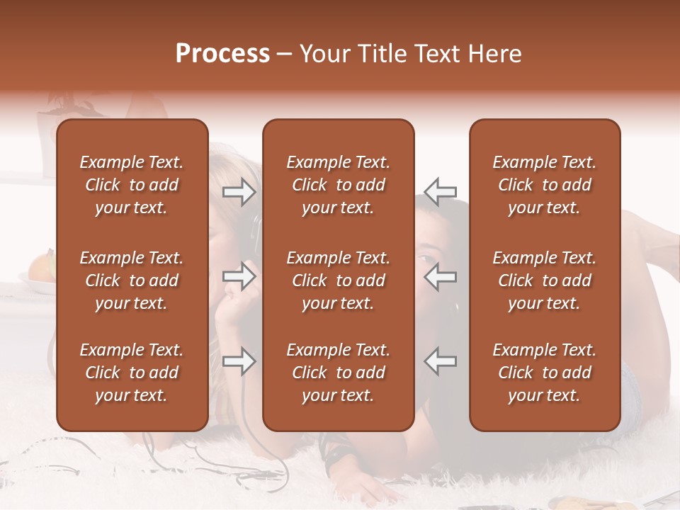 Talking Female Microphone PowerPoint Template