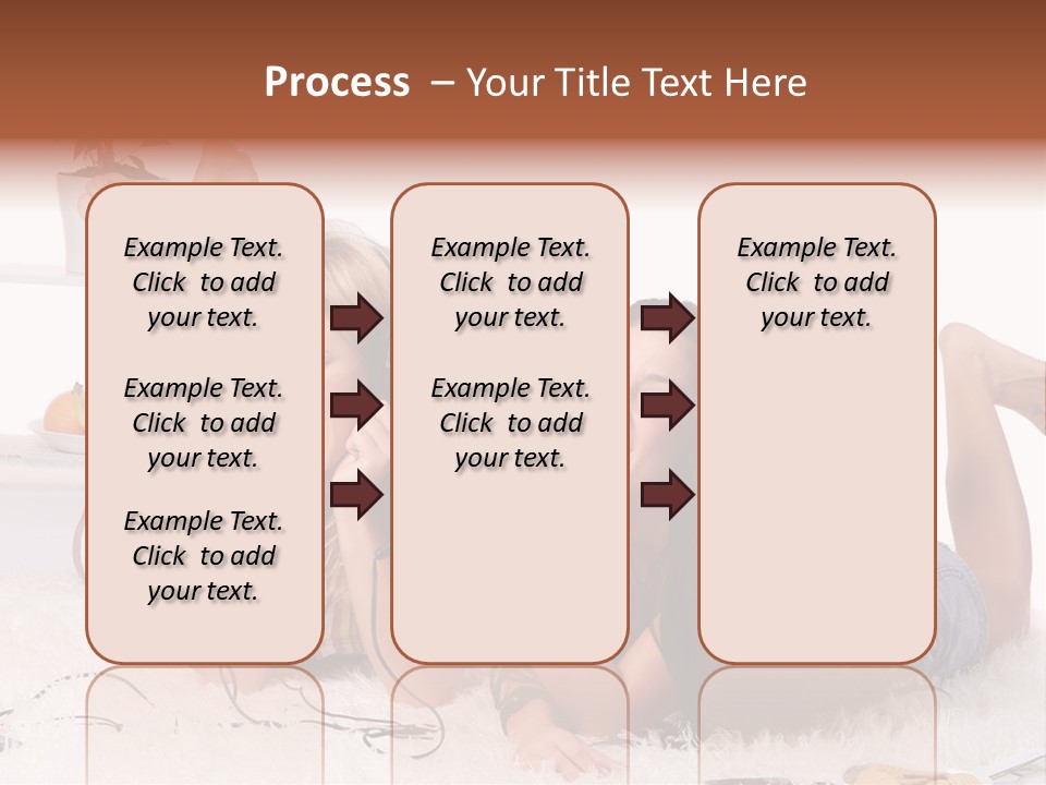 Talking Female Microphone PowerPoint Template