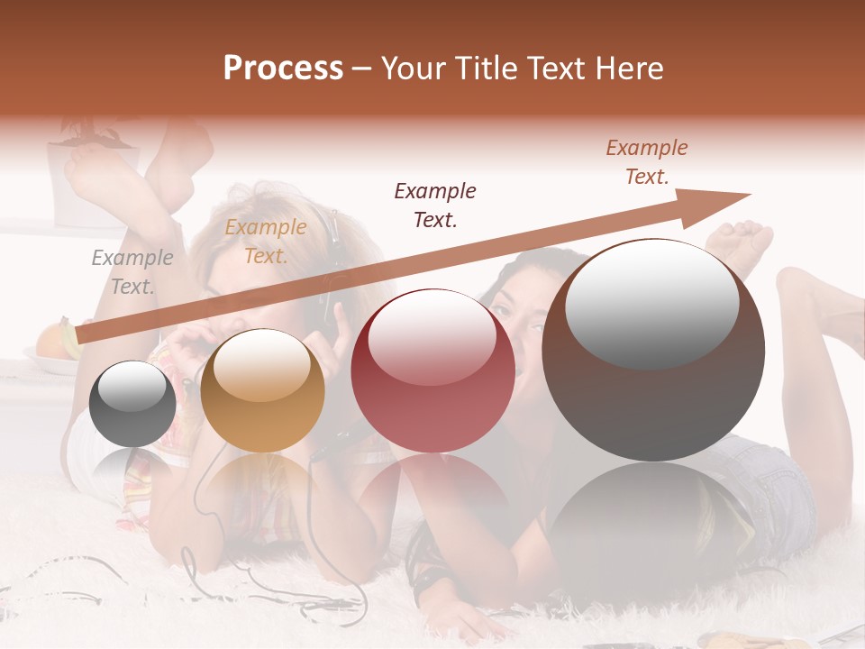 Talking Female Microphone PowerPoint Template