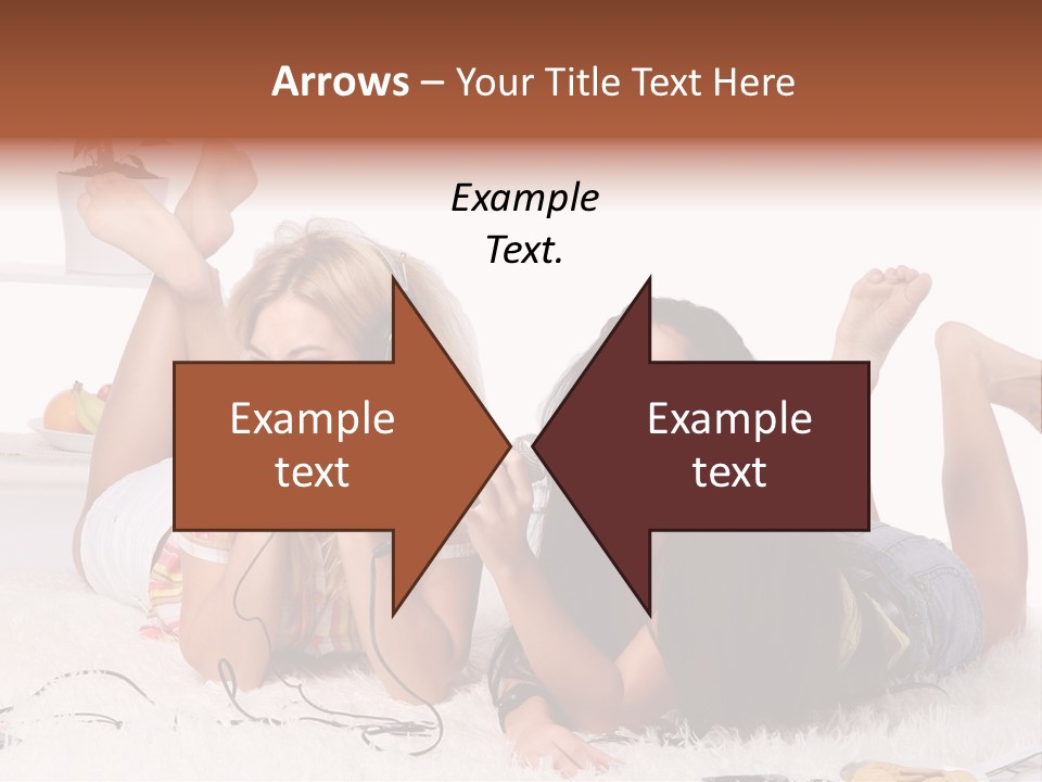 Talking Female Microphone PowerPoint Template