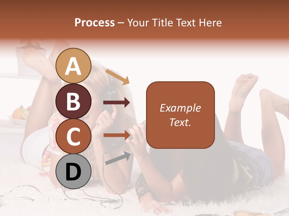 Talking Female Microphone PowerPoint Template