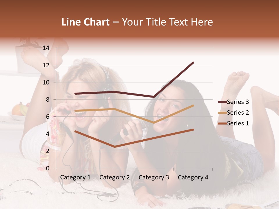 Talking Female Microphone PowerPoint Template
