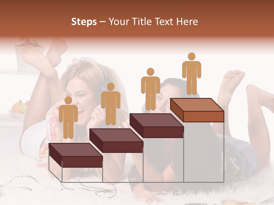 Talking Female Microphone PowerPoint Template