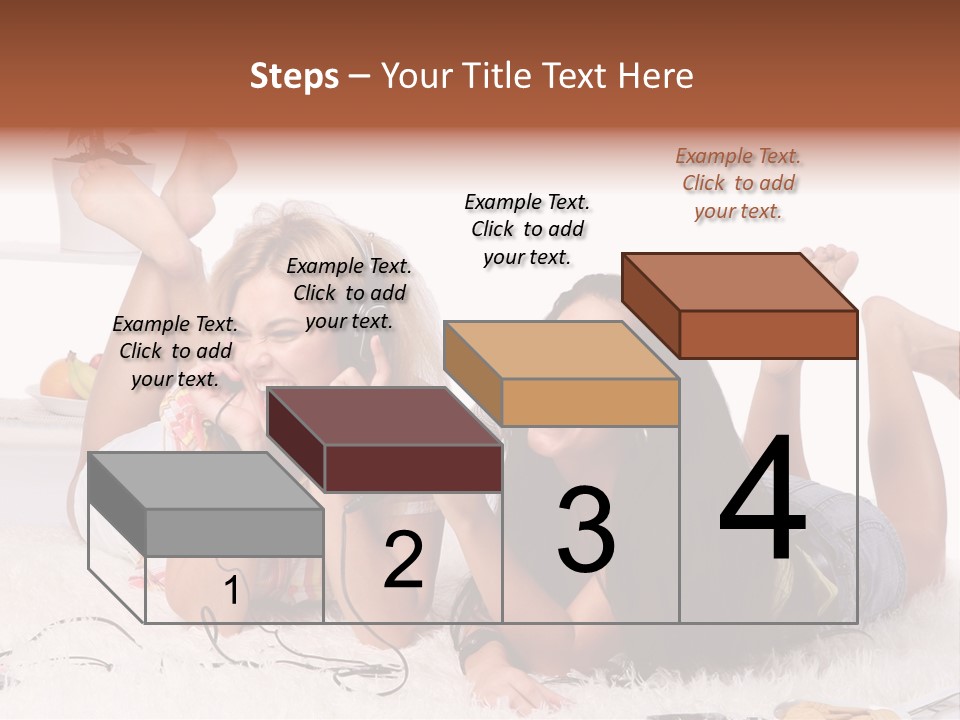 Talking Female Microphone PowerPoint Template