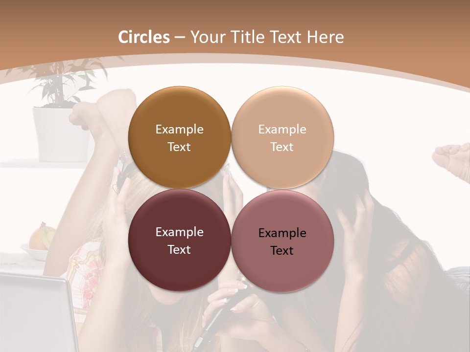 Portrait Candy Thirties PowerPoint Template