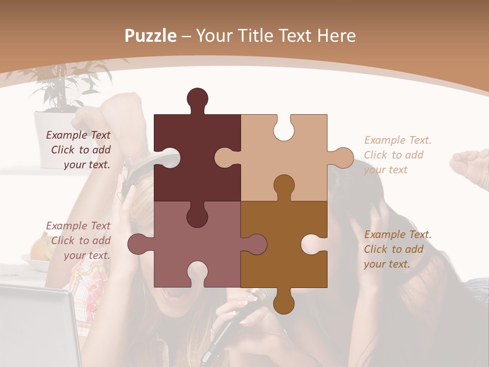 Portrait Candy Thirties PowerPoint Template