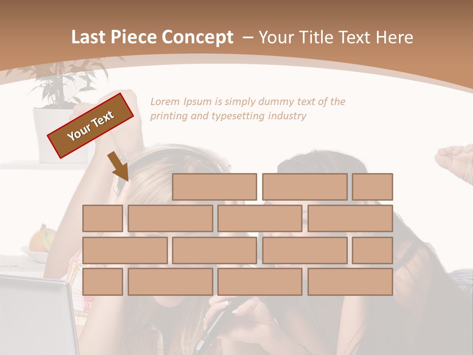 Portrait Candy Thirties PowerPoint Template