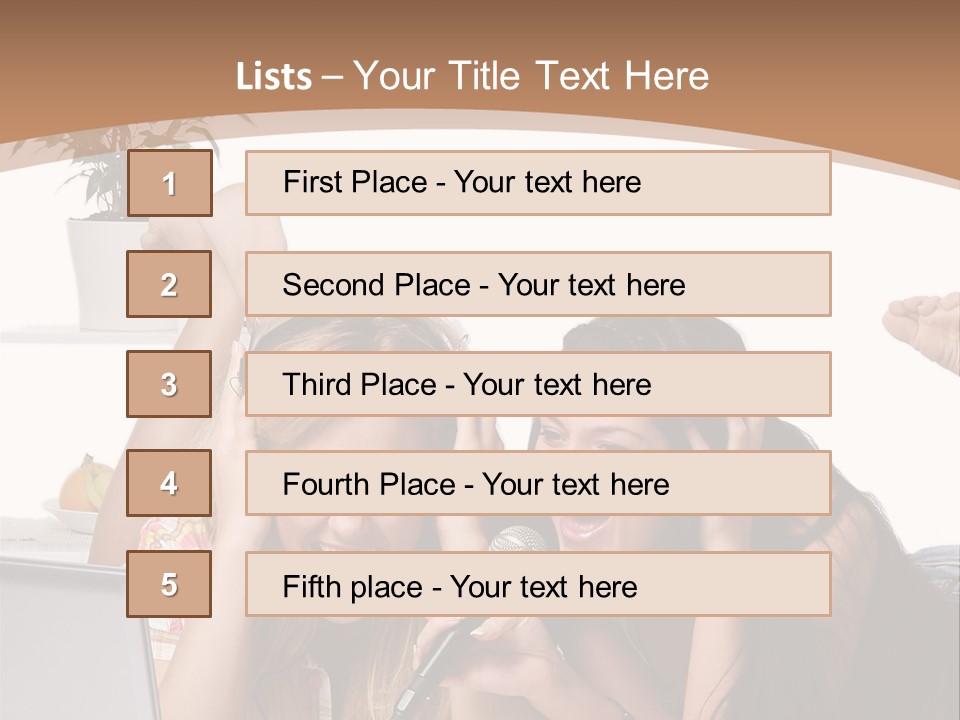 Portrait Candy Thirties PowerPoint Template