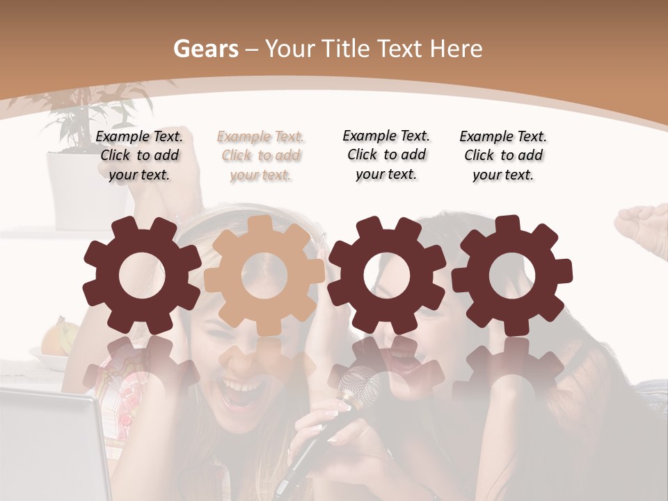 Portrait Candy Thirties PowerPoint Template