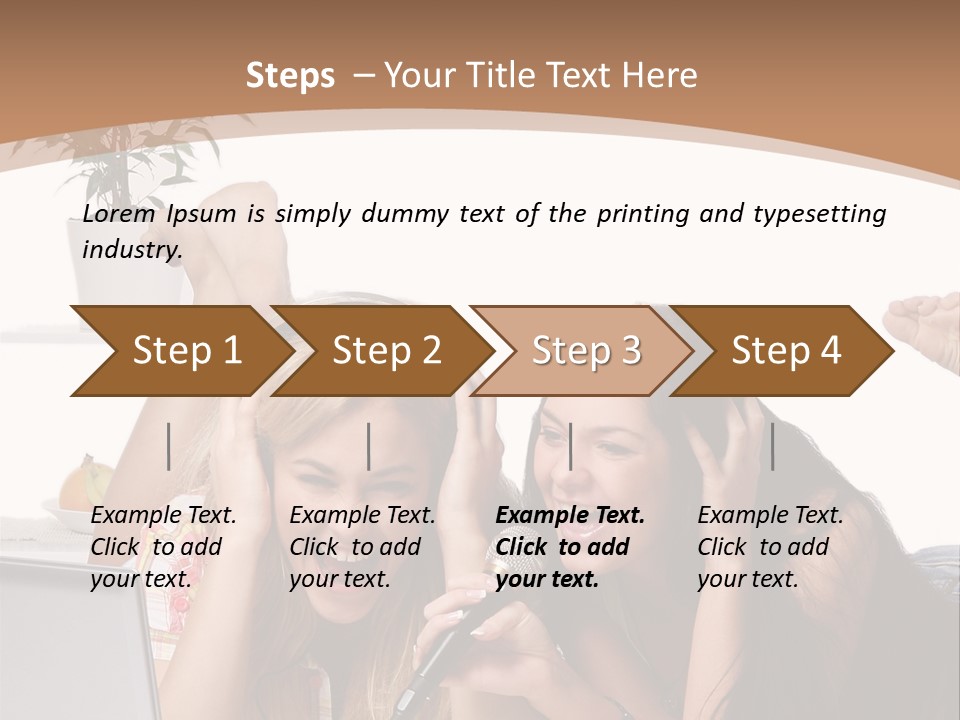 Portrait Candy Thirties PowerPoint Template