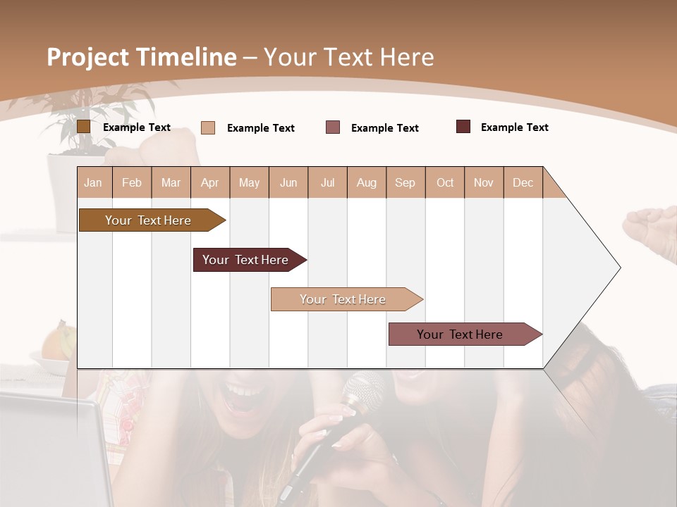 Portrait Candy Thirties PowerPoint Template