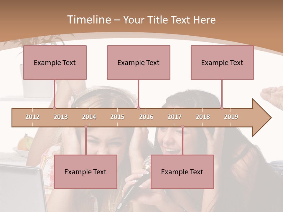 Portrait Candy Thirties PowerPoint Template