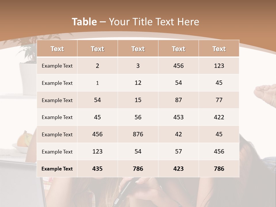 Portrait Candy Thirties PowerPoint Template