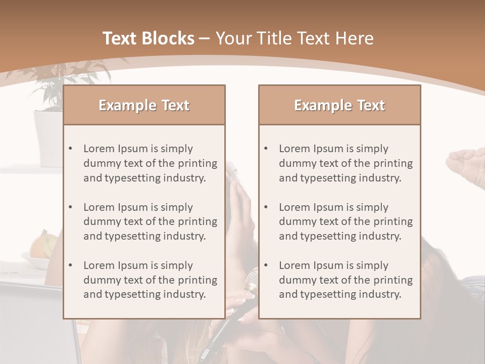 Portrait Candy Thirties PowerPoint Template