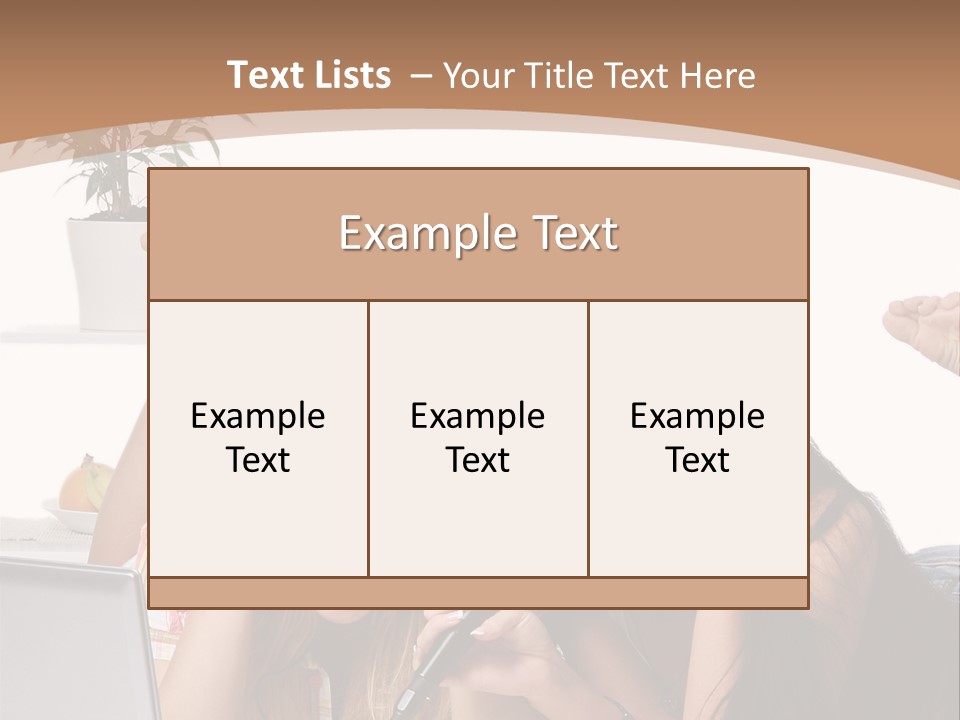 Portrait Candy Thirties PowerPoint Template