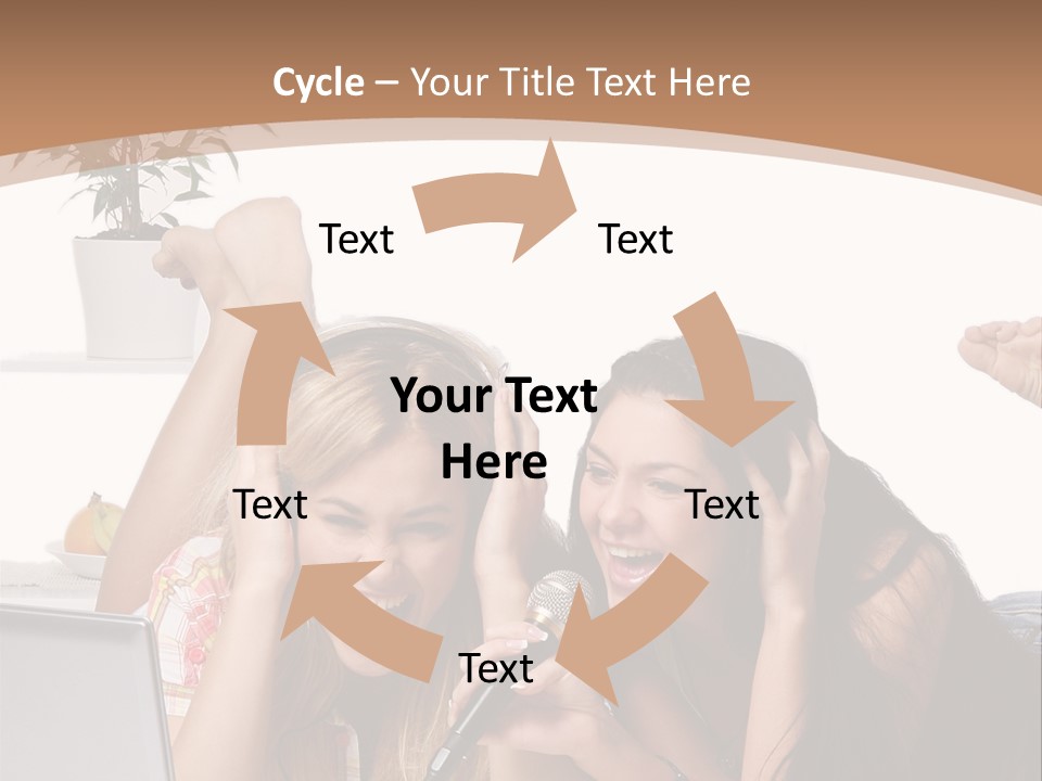 Portrait Candy Thirties PowerPoint Template