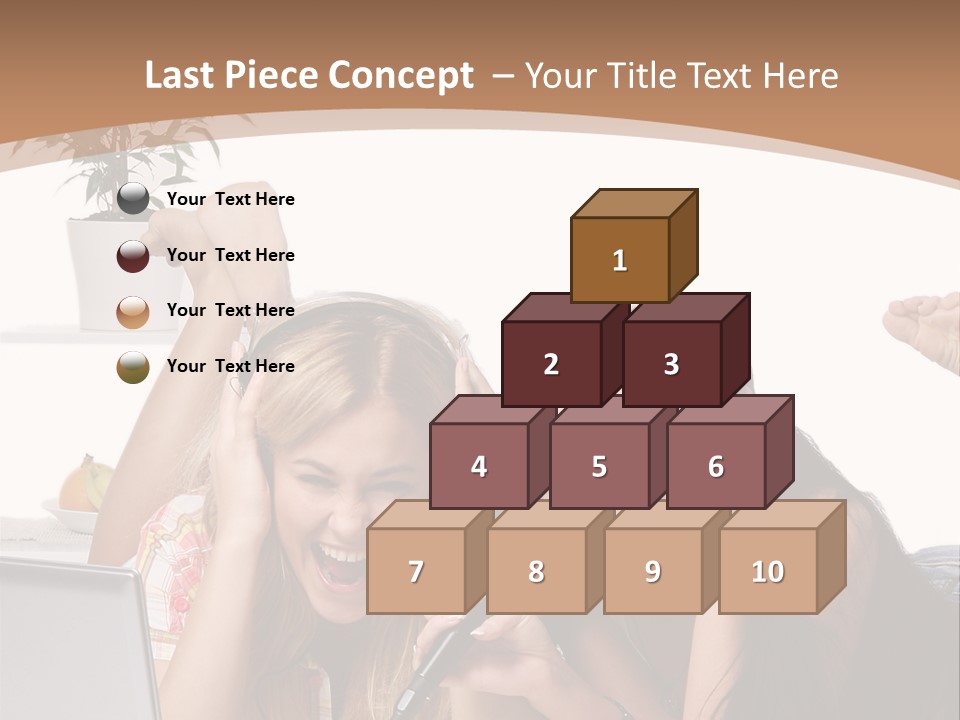 Portrait Candy Thirties PowerPoint Template