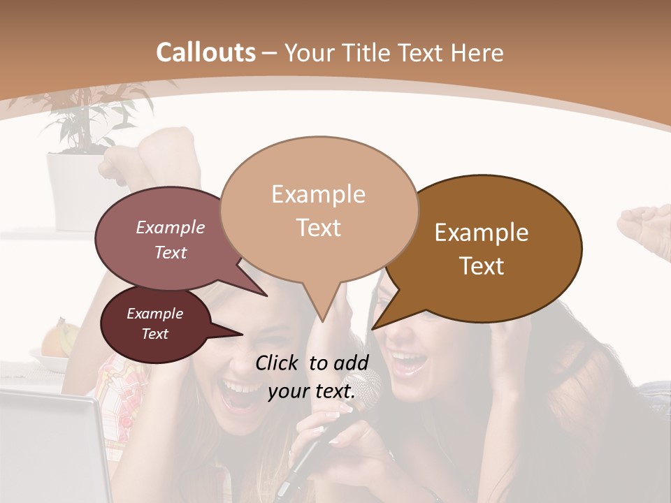 Portrait Candy Thirties PowerPoint Template