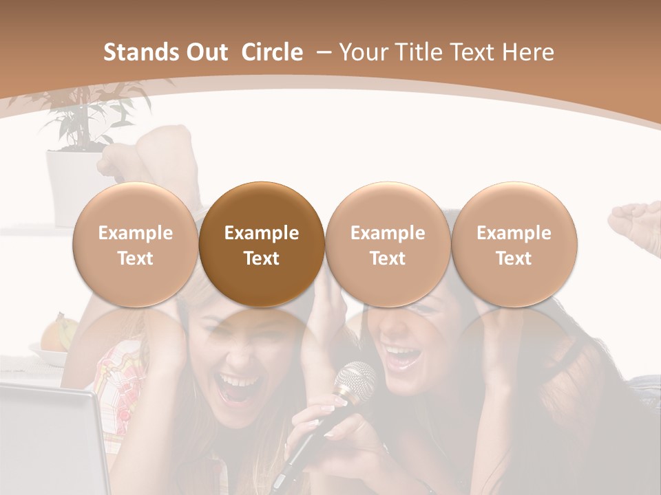 Portrait Candy Thirties PowerPoint Template