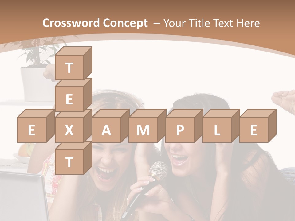 Portrait Candy Thirties PowerPoint Template