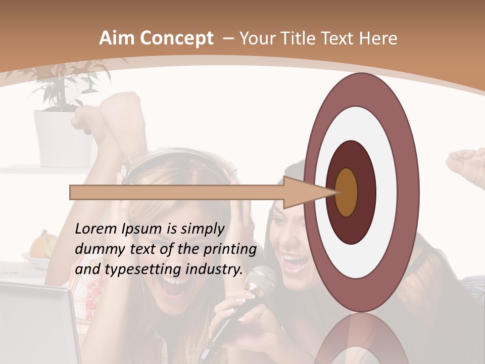 Portrait Candy Thirties PowerPoint Template