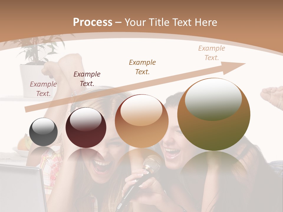 Portrait Candy Thirties PowerPoint Template