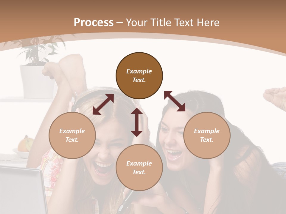 Portrait Candy Thirties PowerPoint Template