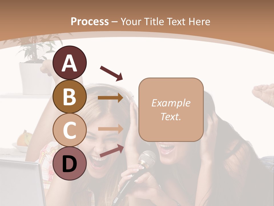 Portrait Candy Thirties PowerPoint Template