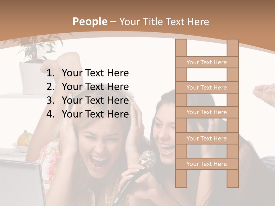 Portrait Candy Thirties PowerPoint Template